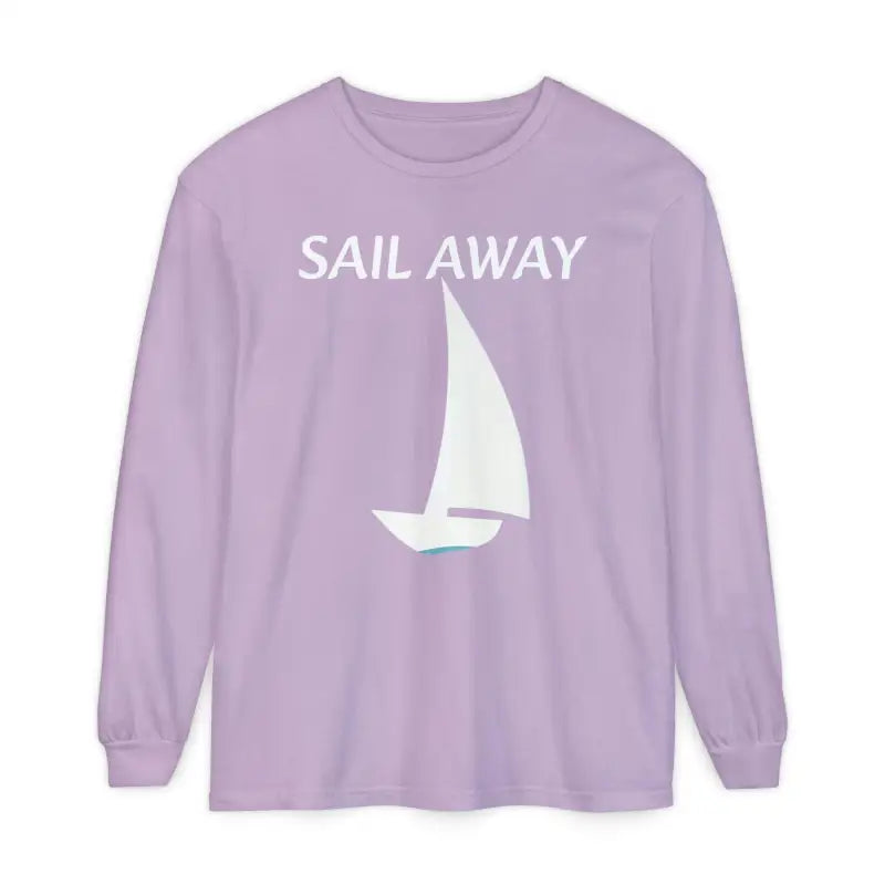 Lavender long-sleeved shirt from the Minimalist Sail Away collection