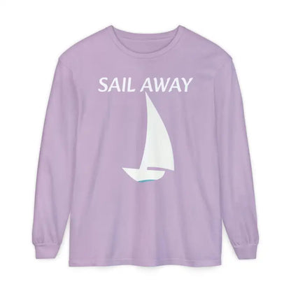 Lavender long-sleeved shirt from the Minimalist Sail Away collection