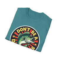 Mint Green Don't Be a Dumb Bass Short Sleeve T-Shirt for Fun Style - Ocean State Styles