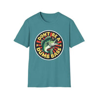 Mint Green Don't Be a Dumb Bass Short Sleeve T-Shirt for Fun Style - Ocean State Styles