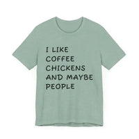 Mint green short sleeve relaxed fit T-shirt with black text design