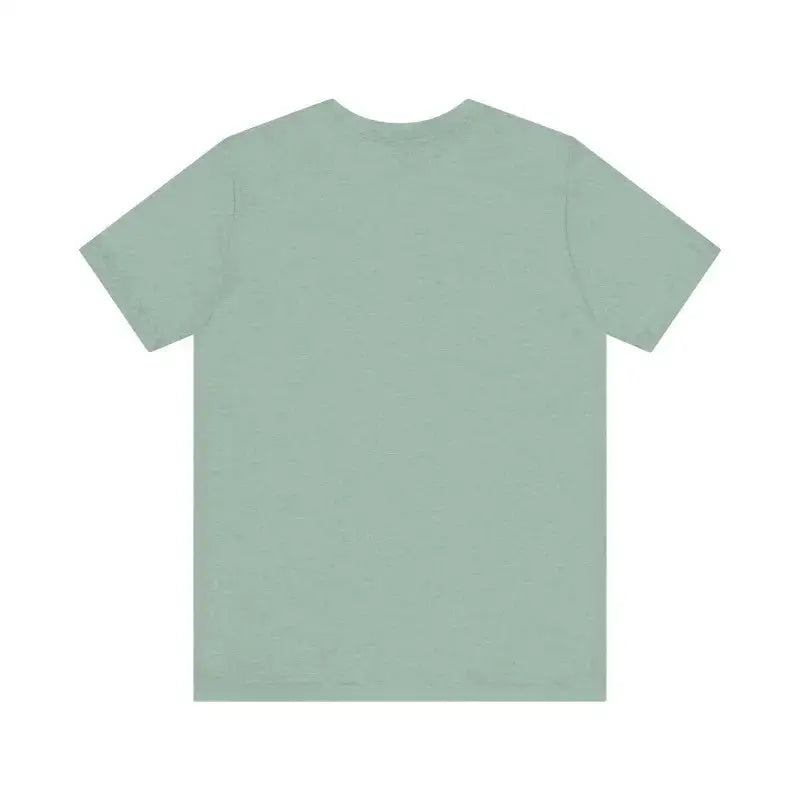 Mint green short sleeve relaxed fit crew neck t-shirt with black text design