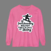 Mint Green Snowboarding Graphic Long Sleeve Shirt for Adventurers - Ocean State Styles