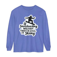 Mint Green Snowboarding Graphic Long Sleeve Shirt for Adventurers - Ocean State Styles