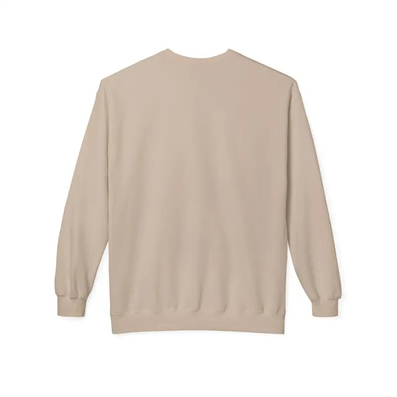 Beige long-sleeved sweatshirt showcased as Mistoe Chicken Fleece Crewneck Sweatshirt