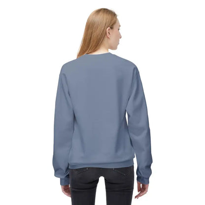 Blue Mistoe Chicken Fleece Crewneck Sweatshirt ideal for casual wear and comfort