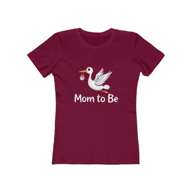 Mom To Be Stork Tee For Expecting Mothers In Comfort - Ocean State Styles