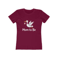 Mom To Be Stork Tee For Expecting Mothers In Comfort - Ocean State Styles
