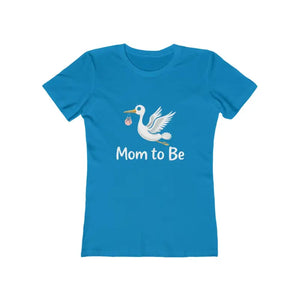 Mom To Be Stork Tee For Expecting Mothers In Comfort - Ocean State Styles