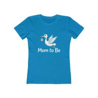 Mom To Be Stork Tee For Expecting Mothers In Comfort - Ocean State Styles