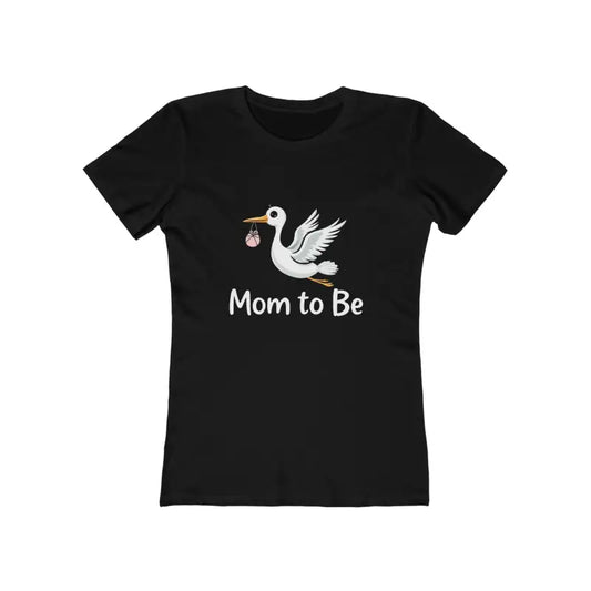 Mom To Be Stork Tee For Expecting Mothers In Comfort - Ocean State Styles