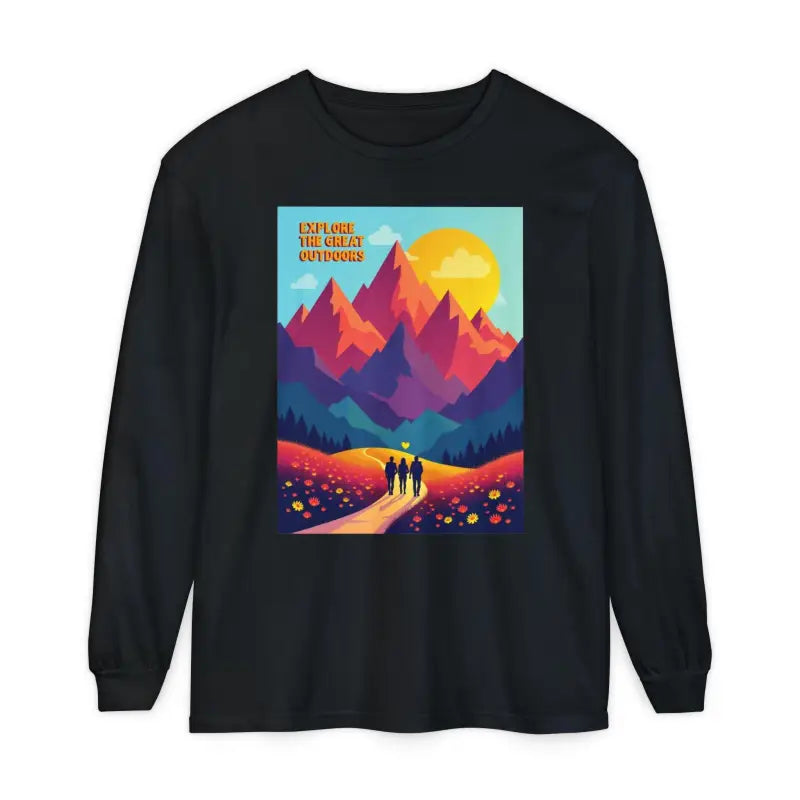 Mountain Graphic Long Sleeve Shirt Collection for Adventurers - Ocean State Styles