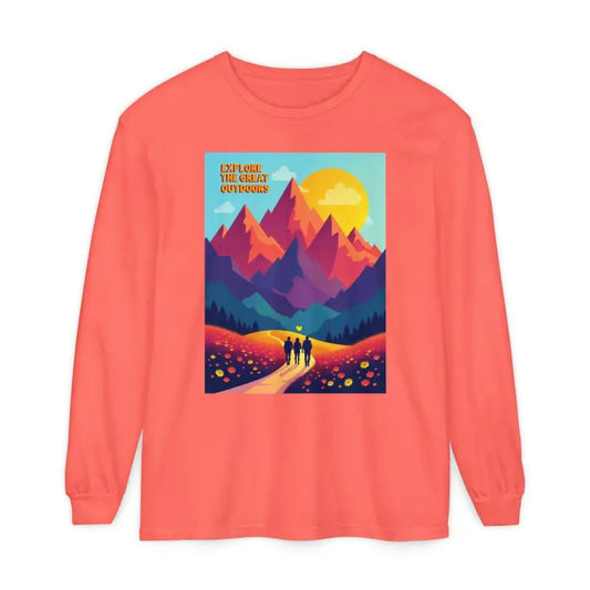 Mountain Graphic Long Sleeve Shirt Collection for Adventurers - Ocean State Styles