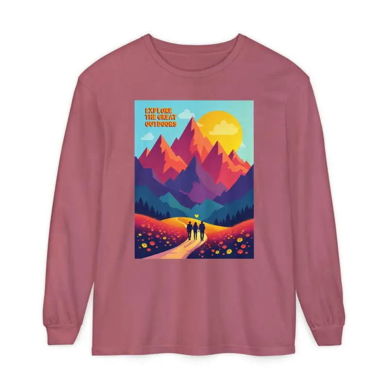 Mountain Graphic Long Sleeve Shirt Collection for Adventurers - Ocean State Styles