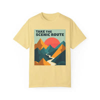 Mountain Graphic T-Shirt in Teal and Navy for Outdoor Enthusiasts - Ocean State Styles
