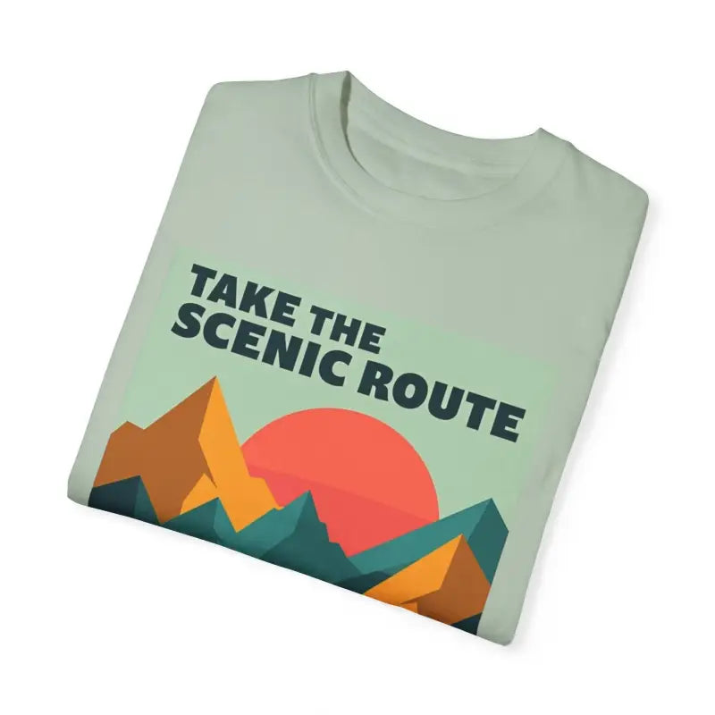 Mountain Graphic T-Shirt in Teal and Navy for Outdoor Enthusiasts - Ocean State Styles