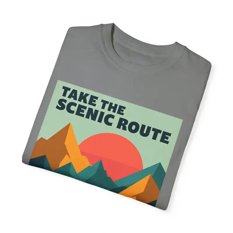 Mountain Graphic T-Shirt in Teal and Navy for Outdoor Enthusiasts - Ocean State Styles