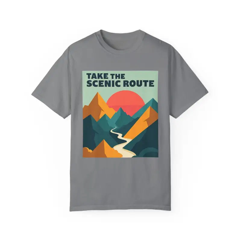 Mountain Graphic T-Shirt in Teal and Navy for Outdoor Enthusiasts - Ocean State Styles