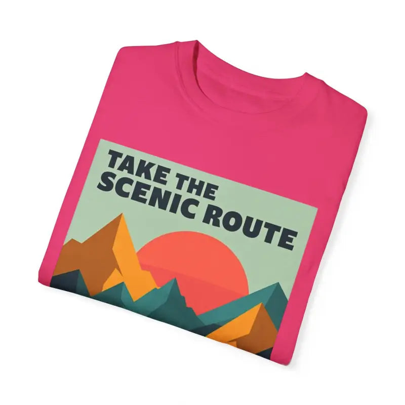 Mountain Graphic T-Shirt in Teal and Navy for Outdoor Enthusiasts - Ocean State Styles