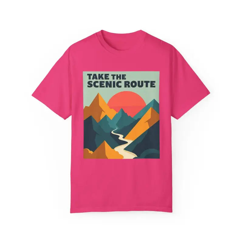 Mountain Graphic T-Shirt in Teal and Navy for Outdoor Enthusiasts - Ocean State Styles