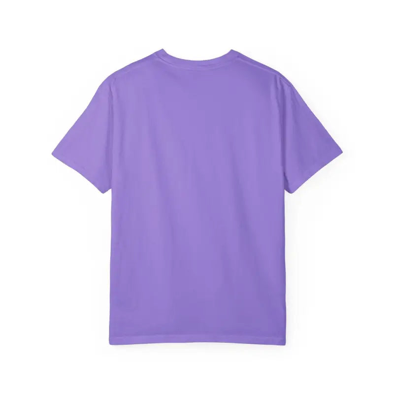 Lavender short-sleeved Mountain Graphic Unisex T Shirt for Hiking and Skiing