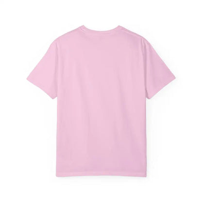 Pink short-sleeved Mountain Graphic Unisex T Shirt for Hiking and Skiing