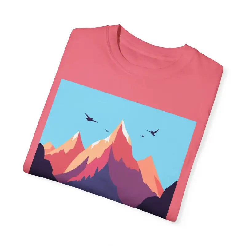 Mountain Graphic Unisex T Shirt for Hiking and Skiing Adventures - Ocean State Styles