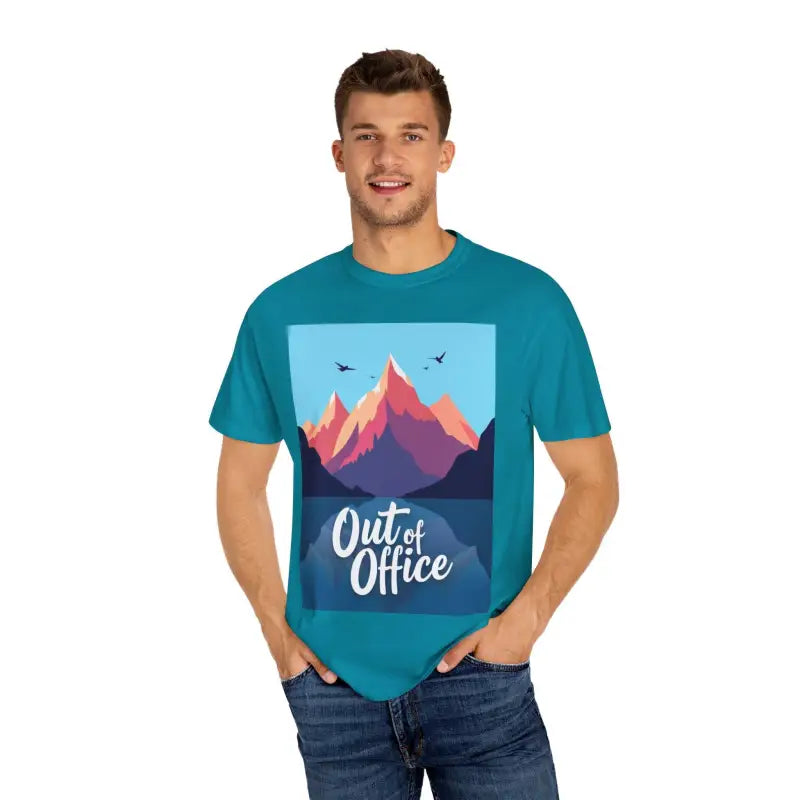 Mountain Graphic Unisex T Shirt for Hiking and Skiing Adventures - Ocean State Styles