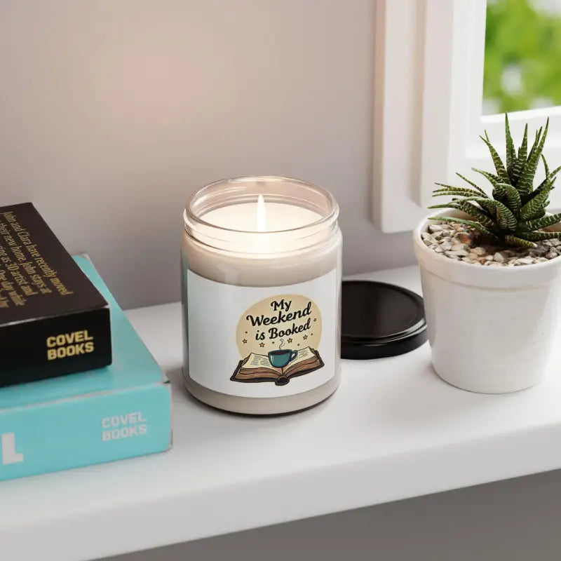My Weekend Is Booked Soy Wax Scented Candle 50 Hours Burn Time - Ocean State Styles