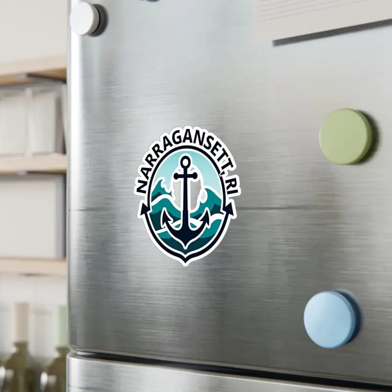 Narragansett RI Nautical Anchor Vinyl Decal sticker showcasing maritime design