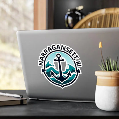 Narragansett RI nautical anchor vinyl decal sticker design for maritime enthusiasts