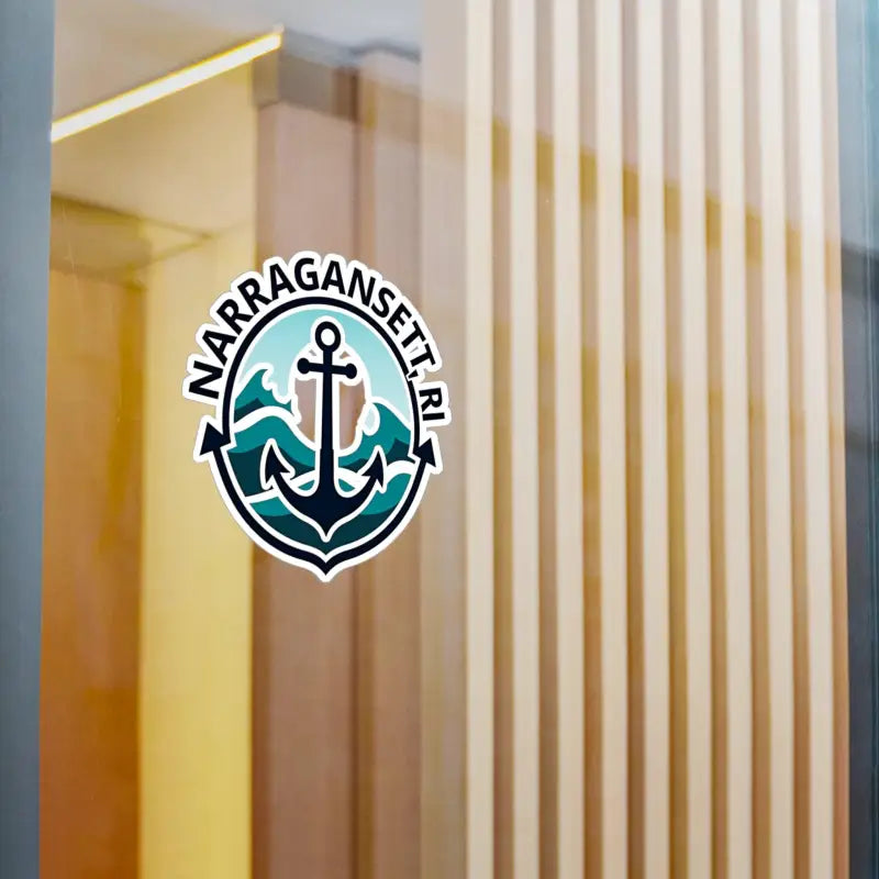 Nautical anchor sticker from Narragansett Nautical Anchor Vinyl Decal for decor