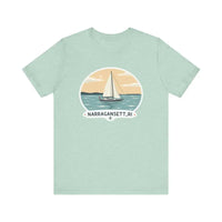 Narragansett Sailing Tee Unisex Short Sleeve T Shirt - Ocean State Styles