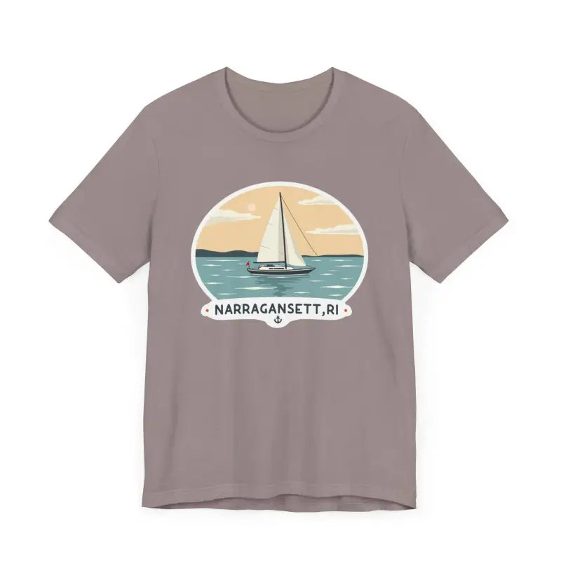 Narragansett Sailing Tee Unisex Short Sleeve T Shirt - Ocean State Styles