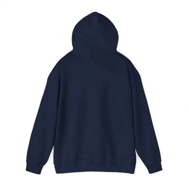 Navy blue hooded sweatshirt featuring American Flag and Maritime Signal Flag design
