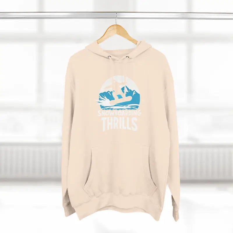 Navy Blue Snowboarding Fleece Hoodie for Ultimate Comfort - Ocean State Styles