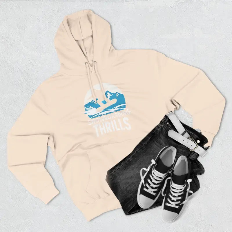 Navy Blue Snowboarding Fleece Hoodie for Ultimate Comfort - Ocean State Styles