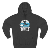 Navy Blue Snowboarding Fleece Hoodie for Ultimate Comfort - Ocean State Styles