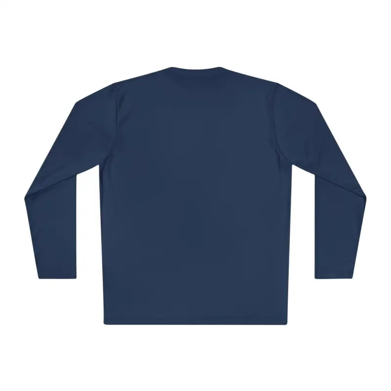 Navy Long Sleeve Shirt with Wave Graphic for Active Wear - Ocean State Styles