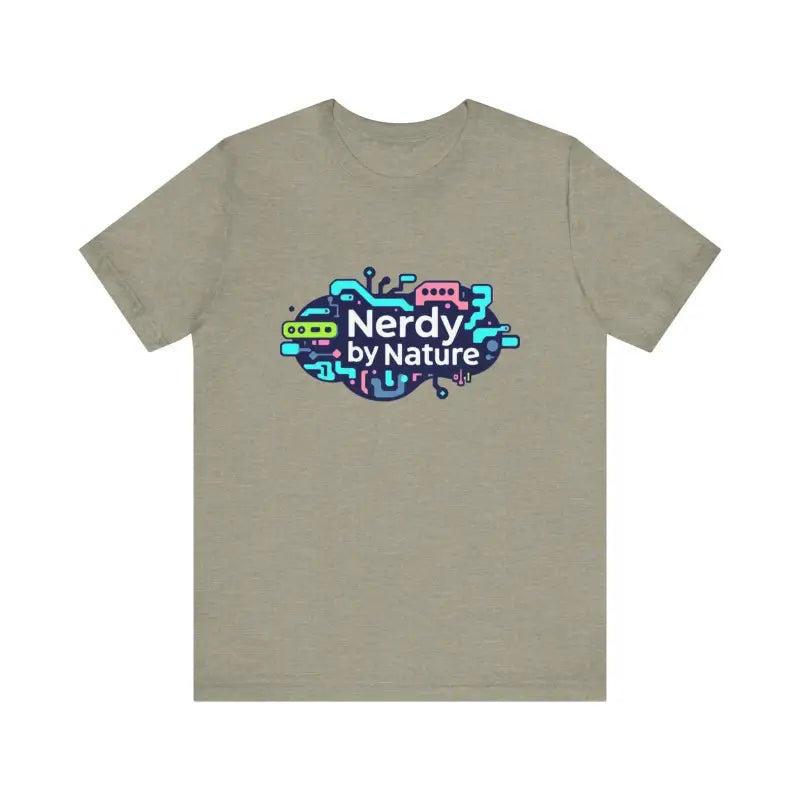 Khaki t-shirt from Nerdy by Nature Unisex Graphic T Shirt collection
