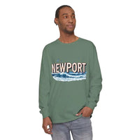 Newport Beach Long Sleeve T Shirt Relaxed Coastal Style Wear - Ocean State Styles