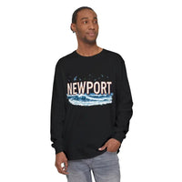 Newport Beach Long Sleeve T Shirt Relaxed Coastal Style Wear - Ocean State Styles
