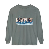 Newport Beach Long Sleeve T Shirt Relaxed Coastal Style Wear - Ocean State Styles