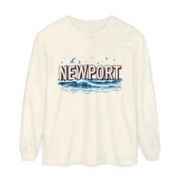 Newport Beach Long Sleeve T Shirt Relaxed Coastal Style Wear - Ocean State Styles
