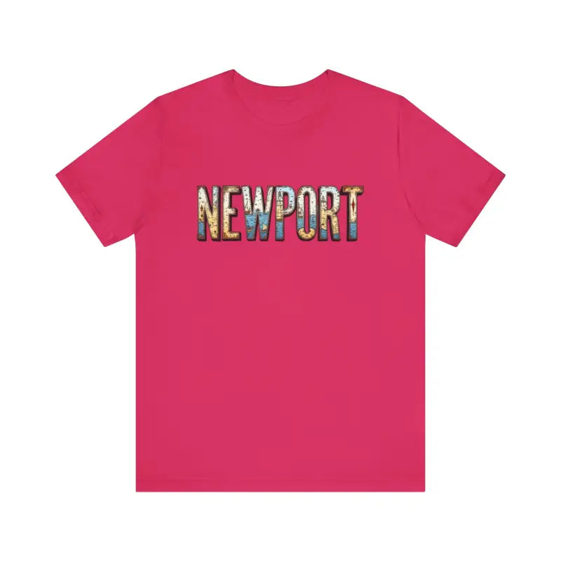 Newport Graphic Unisex Coastal Jersey Tee for All Occasions - Ocean State Styles
