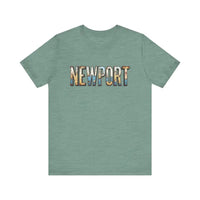 Newport Graphic Unisex Coastal Jersey Tee for All Occasions - Ocean State Styles