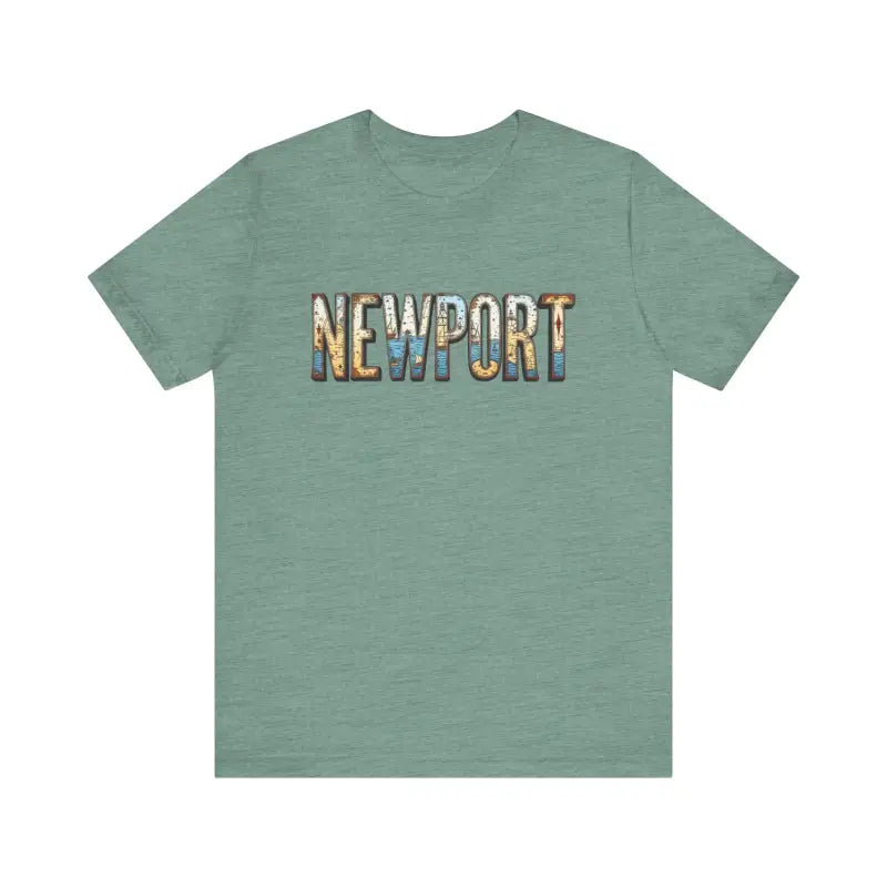 Newport Graphic Unisex Coastal Jersey Tee for All Occasions - Ocean State Styles