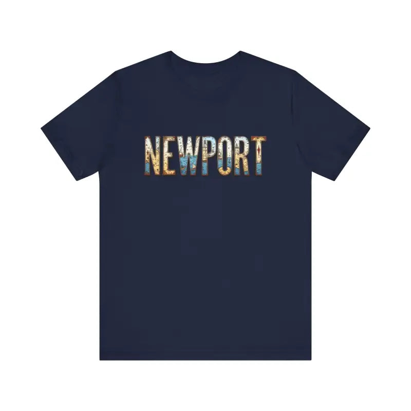 Newport Graphic Unisex Coastal Jersey Tee for All Occasions - Ocean State Styles
