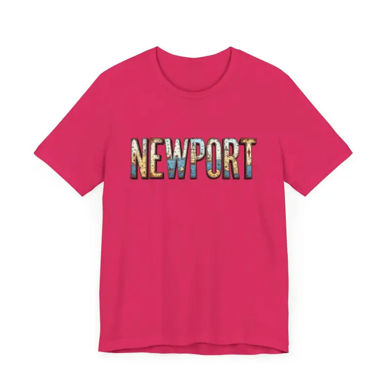 Newport Graphic Unisex Coastal Jersey Tee for All Occasions - Ocean State Styles