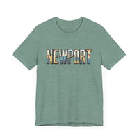 Newport Graphic Unisex Coastal Jersey Tee for All Occasions - Ocean State Styles